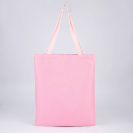 A chopper bag with a “minimum” pocket, peach color, 40 x 35cm-7