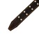 Collar leather embossed single-layer, dimensionless, 74 x 4.5 cm, Osh 35-65 cm, mix of flowers
