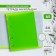 Notebook on rings A5 80 sheets in Calligrata cage, salad, plastic cover, offset unit