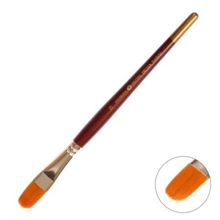 Synthetic brush oval ZHK Decola No. 16, D = 16 mm