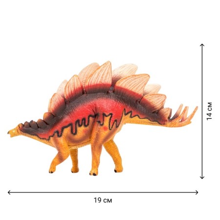 Dinosaurian figure "World of dinosaurs: Stegosavr", 19 cm-4