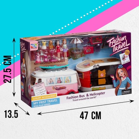 Game set "Catch the wave!" trailer with a trailer, dolls, accessories-5