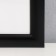 Photo frame plastic "Mira" 40x50 cm, 277 black (plastic screen)