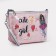 Lightning cosmetic bag, pink color