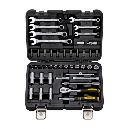 Tool set Berger BG045-14, universal, 45 items ¼ "