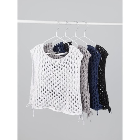 Knitted children's vests Amarobaby Mesh, height 128 cm, color gray color-15
