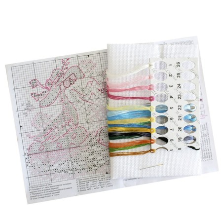 Set for embroidery "at sea" 10 × 13 cm-3