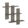 Hinged shelf "Dublin 5", 840 × 140 × 870 mm, color graphite