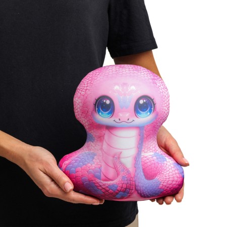 Anti -stress toy "snake", pink-5