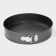 A set of baking forms “Elin. Circle ”, 3 subjects: D = 24/26/28 cm, removable bottom, anti -stick coating, black color