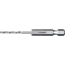 Zubrov metal drill, steel P6M5, hexagonal shank, 4 x 93 mm, class in