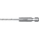 Zubrov metal drill, steel P6M5, hexagonal shank, 4 x 93 mm, class in