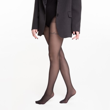 Female nylon tights, Innamore Bella 40 den, black color (nero), size 3-4