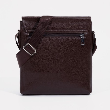 Male bag, brown color-4