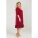 Female dress, size 52, burgundy color