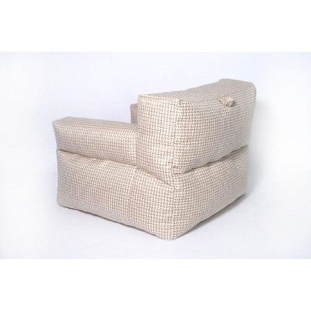 Handwalking chair "Comfort", size 80x90 cm, beige color, horn-3