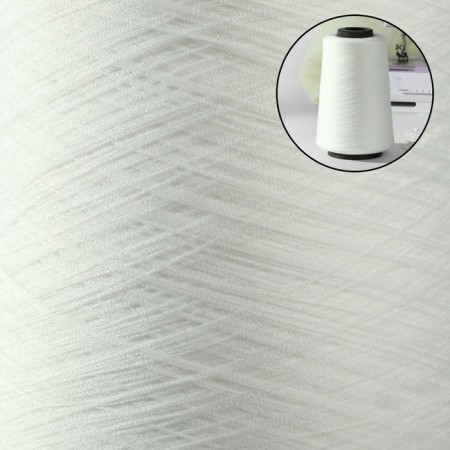 Overlok thread 150d/1, 32910 m, textured, non -commissioned, white color-1