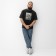 Men's T -shirt MIST "City" made of boiled cotton, col. black, rr m
