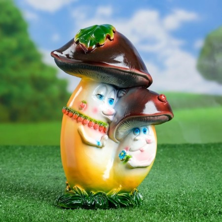Garden figure "Borovik couple" 27x13x20cm
