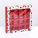Box for sweets 16 pcs, 17.7 x 17.7 x 3.8 cm "Santa Claus, snowmen"
