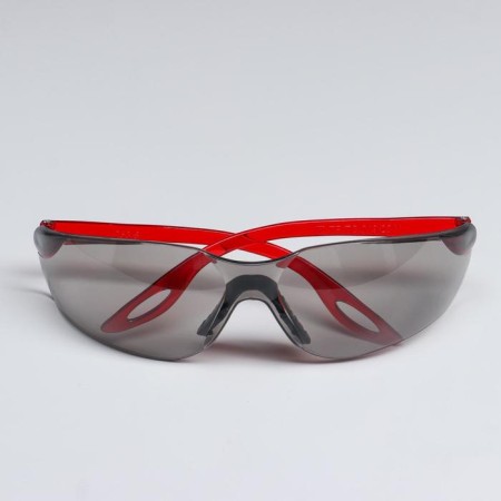 Open protective glasses darkened