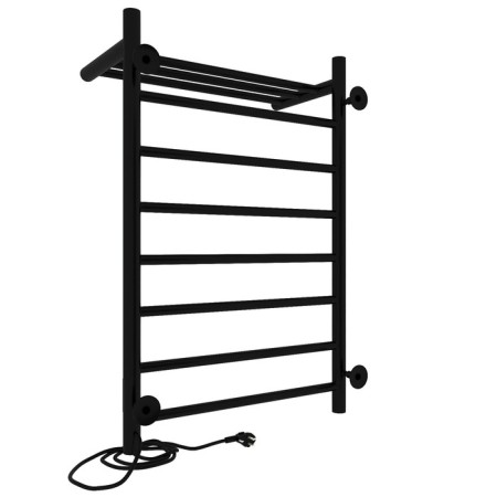 The electric heated towelputant "Sanprise" Aurora P8, 500x800 mm, right, black-3