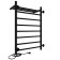 The electric heated towelputant "Sanprise" Aurora P8, 500x800 mm, right, black