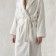 Tao robe, size l, cream color