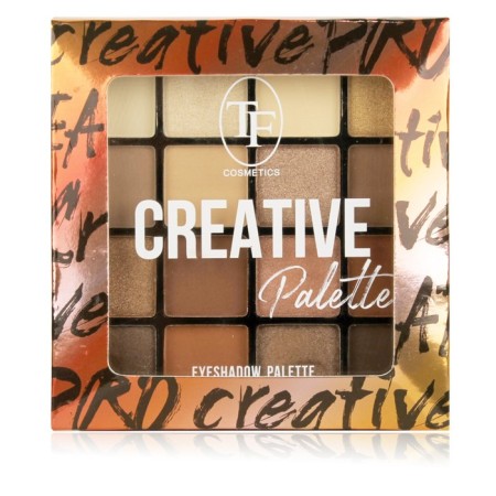 TF Creative Palette, tone 02, classic brown, 16 shades, 12 g-1
