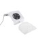 Vacuum cleaner for manicure TNL Motion, 40 W, 2700 rpm, 30 dB, 220 V, white