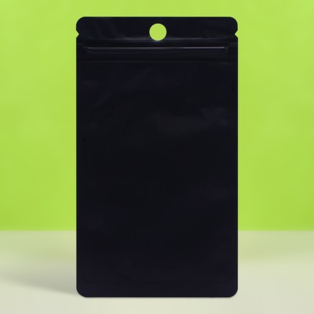 SIP-LOK package with a window, with Euroslot, black, 8 x 12 cm-3