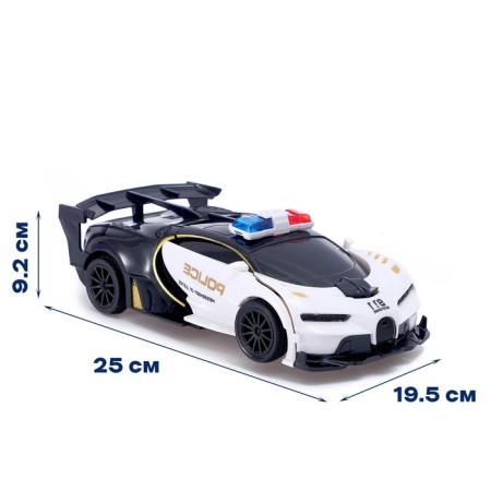 Robot Radio -controlled "Sports", transforms, works from batteries, color mix-2