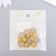 Decor for creativity Plastic "Flower-Sun Crystal" set 12 pcs 1.4x1.4 cm