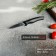 Vegetable knife “Grime”, blade 7.5 cm, black color