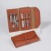 The manicure set "Lucy", 10 objects, leatherette-chehol, brown color
