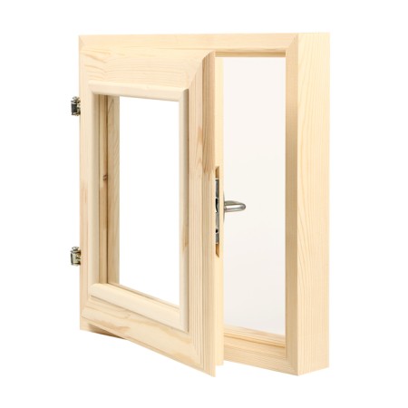 Window, 40 × 40cm, double glass, outer opening, needles-3