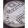 Oval Merinos Silver carpet, size 200x300 cm, Gray color