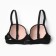 Women's bra, black color, size 75V