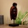 Mask "Chel" on the stand, Albezia 17x6x40 cm