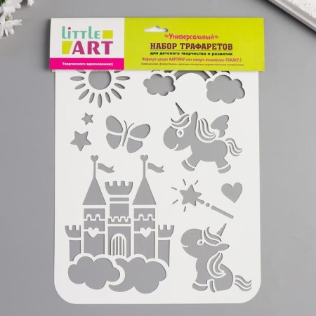 Plastic stencil "Magic Country" 21x32 cm-3