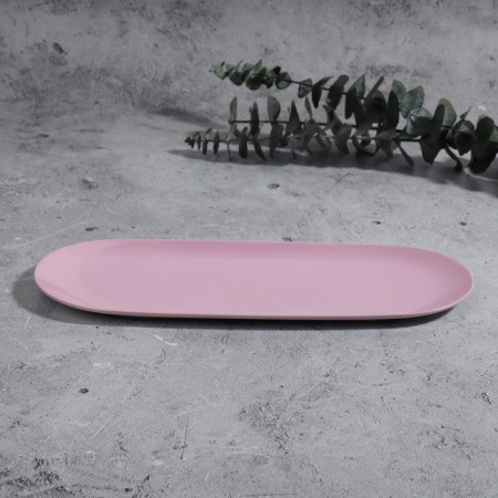 Cosmetic stainless stainless stainal stain, 22.9 × 9.7 × 0.7 cm, pink color 22.9 × 9.7 ×-4