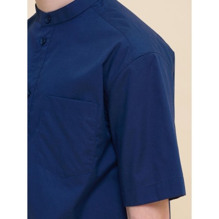 Hotgog shirt for boys, height 122 cm, dark blue color-6