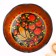 Candy "Strawberry", carved, Khokhloma