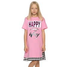 Dress for girls, height 122 cm, pink color