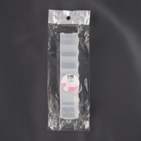 Organizers for storing trifles, with suspensions, are fastened, 2 pcs, 7 departments, 15.2 × 3.2 × 1.8 cm-3