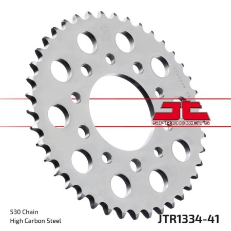 Leader star jt sprockets jtr1334-41, chain 530, 41 teeth