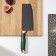 Assistance of the kitchen "Esiralda", 17 × 7.5 cm, green color