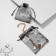 Gift bag "Stars", 10 × 12 cm, black color with silver