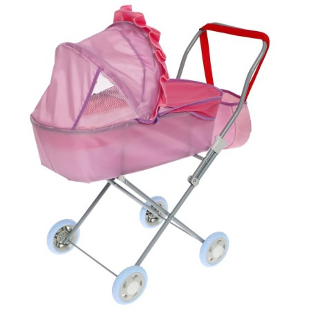 Puppet stroller No. 2, lilac color with pink-1