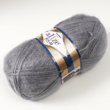 Yarn "Angora Real 40" 60% acrylic, 40% wool 430m/100g (87)-1